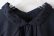 画像4: Khadi Cotton Silk Embroidery Collar Tuck Dress (NV)