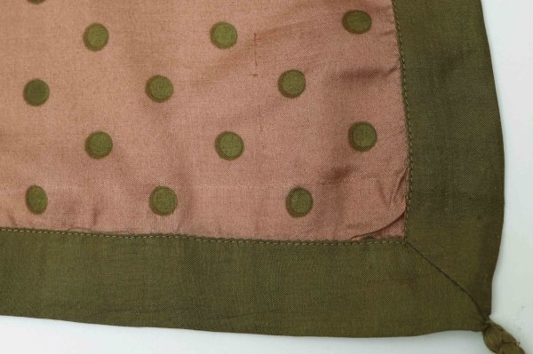 画像3: Khadi Silk Polka dots Print Tassel Scarf (C.BR)