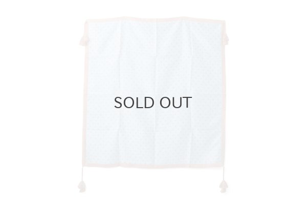 画像2: Khadi Silk Polka dots Print Tassel Scarf (DBL)