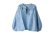 画像1: Khadi Silk Polka dots Print Frill Flare Blouse (DBL) (1)