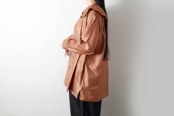 画像14: Khadi Silk Round Collar Over Blouse