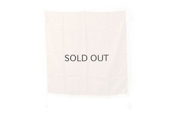 画像2: Khadi Silk Polka dots Print Tassel Scarf (BR)