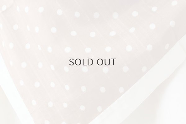 画像6: Khadi Silk Polka dots Print Tassel Scarf (BR)