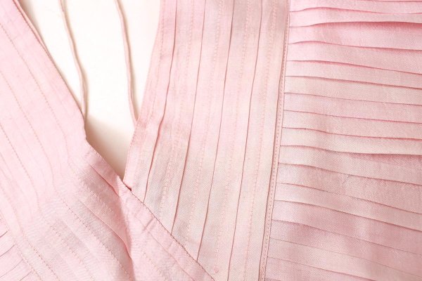 画像5: Khadi Silk Tuck Ruffle Collar (RW)