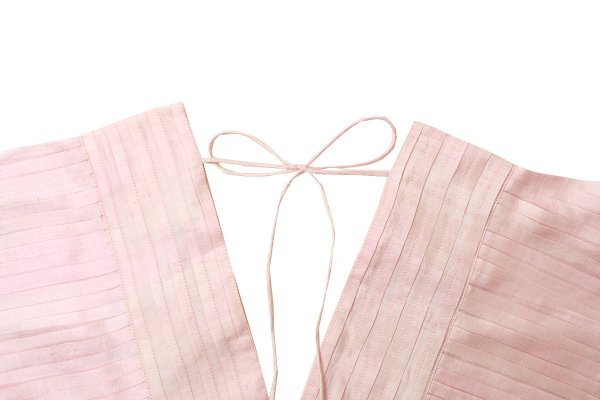 画像6: Khadi Silk Tuck Ruffle Collar (RW)