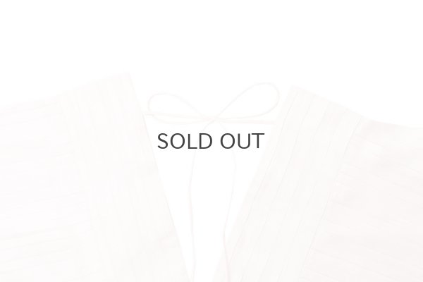 画像6: Khadi Silk Tuck Ruffle Collar (RW)