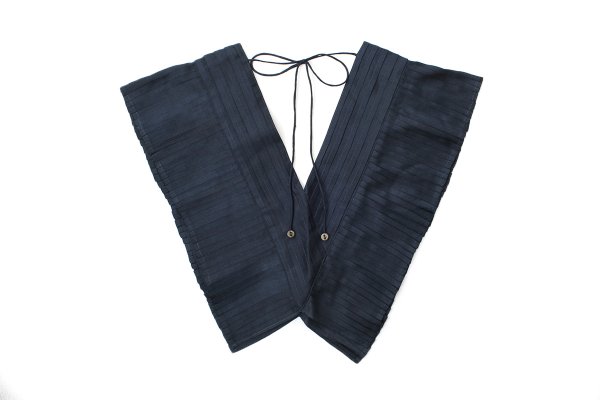 画像2: Khadi Silk Tuck Ruffle Collar (CH)