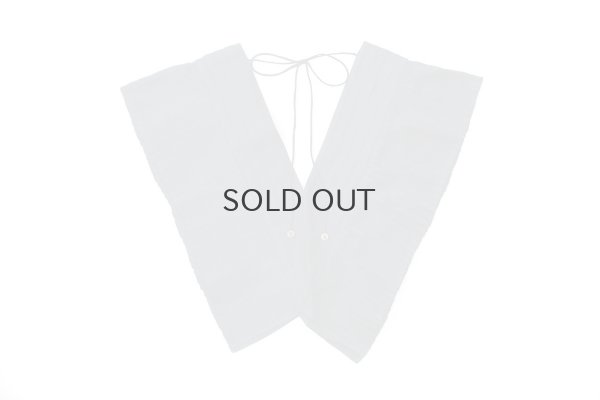 画像2: Khadi Silk Tuck Ruffle Collar (CH)