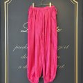 [30]  Khadi Silk Tuck Gather Balloon Pants (RV)