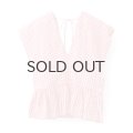 Khadi Linen Cotton Gingham Check Gingham Ribbon Gilet (RD)