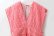 画像3: Khadi Linen Cotton Gingham Check Gingham Ribbon Gilet (RD) (3)