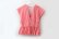 画像2: Khadi Linen Cotton Gingham Check Gingham Ribbon Gilet (RD) (2)
