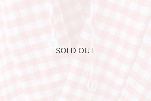 画像12: Khadi Linen Cotton Gingham Check Gingham Ribbon Gilet (RD)