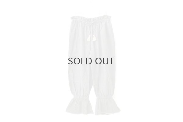 画像1: Khadi Cotton Gather Pants (GY)