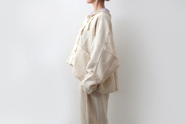 画像16: Khadi Wool Ribbon Raglan Jacket (EC)