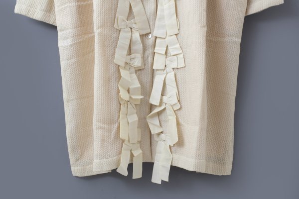 画像5: Khadi Wool Waffle Ribbon Wide Coat (EC)