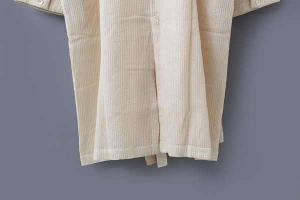 画像7: Khadi Wool Waffle Ribbon Wide Coat (EC)