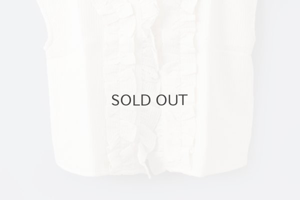 画像4: Khadi Wool Waffle Frill Gilet (EC)