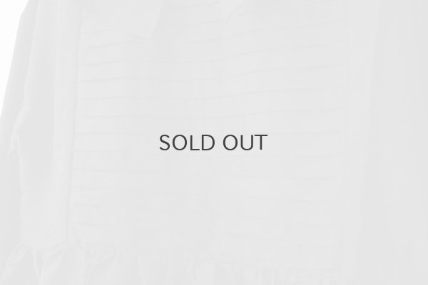 画像6: 別注!! Khadi Silk Tuck Dress (BK)