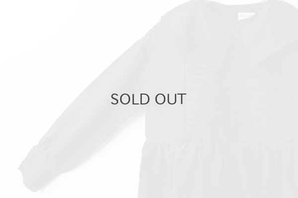 画像3: 別注!! Khadi Silk Tuck Dress (BK)