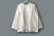 画像2: Khadi Silk Back Button Sailor Blouse (B.WH) (2)