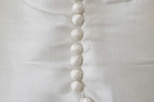 画像8: Khadi Silk Back Button Sailor Blouse (B.WH)