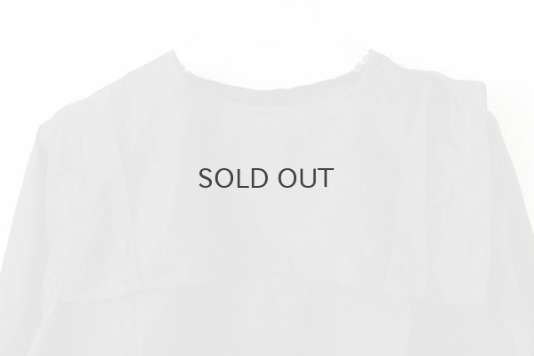 画像3: Khadi Silk Back Button Sailor Blouse (BK)