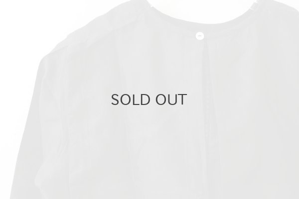 画像9: Khadi Silk Back Button Sailor Blouse (BK)