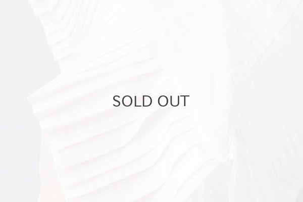 画像5: Khadi Silk Tuck Ruffle Collar (WH)