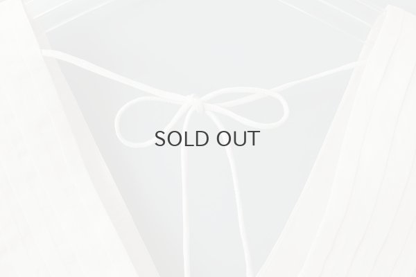 画像7: Khadi Silk Tuck Ruffle Collar (WH)