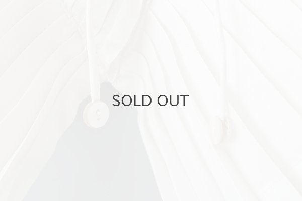 画像8: Khadi Silk Tuck Ruffle Collar (WH)