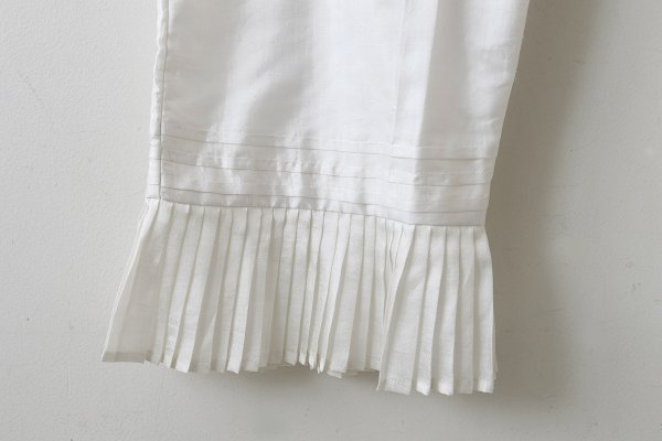 画像7: Khadi Silk Hem Tuck Pants (WH)