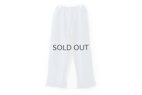 画像2: Khadi Silk Hem Tuck Pants (MBL)