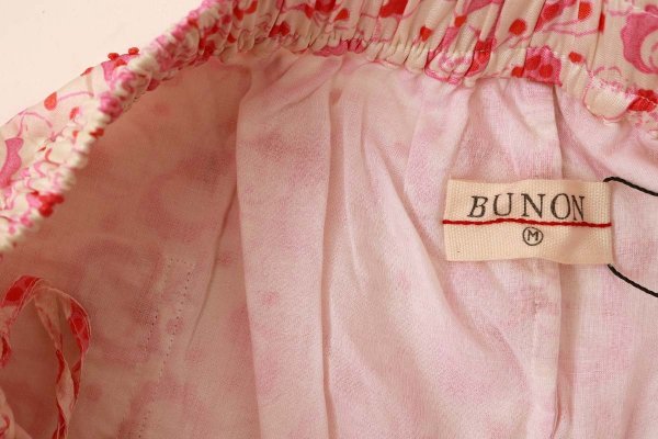 画像9: Khadi Silk Flower Print & Embroidery Tuck Pants (MCR)