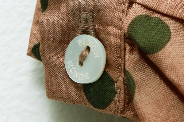 画像12: Khadi Silk Polka dots Print Frill Flare Blouse (C.BR)