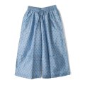 Khadi Silk Polka dots Print Tuck Pants (DBL)
