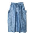 Khadi Silk Polka dots Print Layered Skirt (DBL)