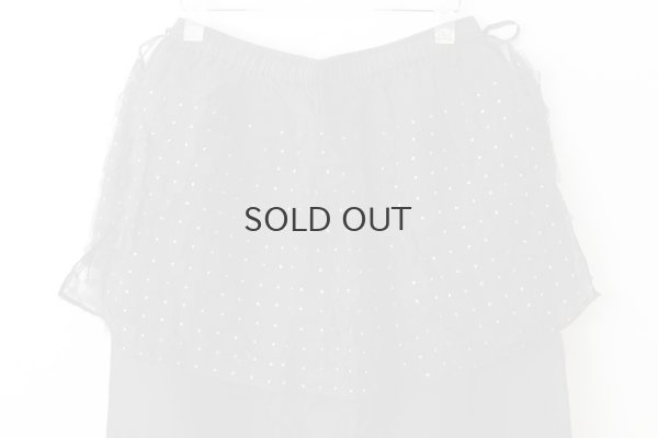 画像11: Khadi Silk Organdy & Embroidery Flap Pants (BK)