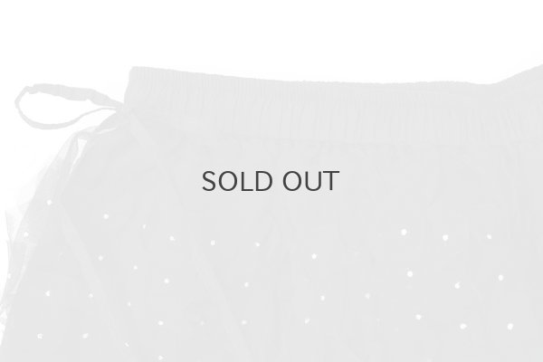 画像12: Khadi Silk Organdy & Embroidery Flap Pants (BK)