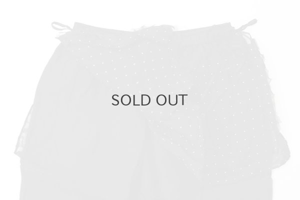 画像4: Khadi Silk Organdy & Embroidery Flap Pants (BK)