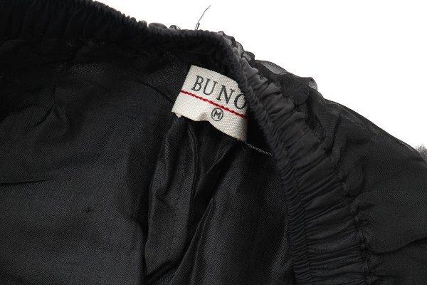 画像13: Khadi Silk Organdy & Embroidery Flap Pants (BK)