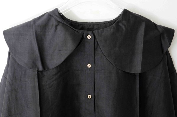 画像3: Khadi Silk Round Collar Over Blouse