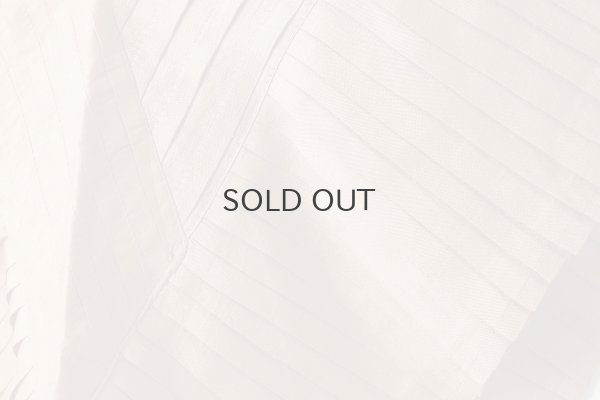 画像3: Khadi Silk Tuck Ruffle Collar (C.BR)