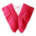 Khadi Silk Tuck Ruffle Collar (RV)