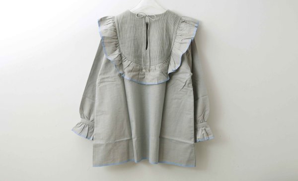 画像2: Khadi Cotton Pintuck Tunic (LBL)