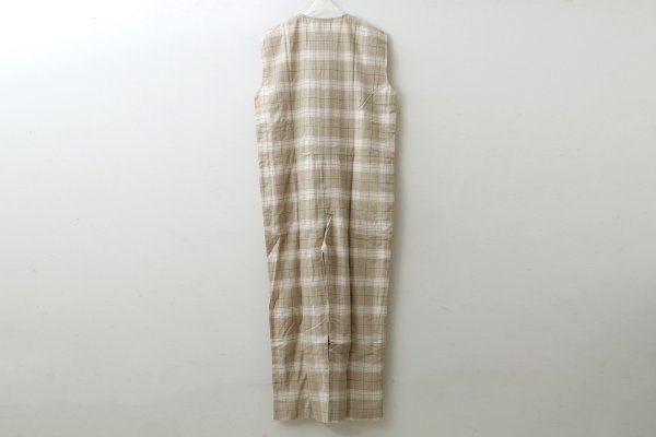 画像2: Khadi Cotton Madras Check Madras Overalls (EC)