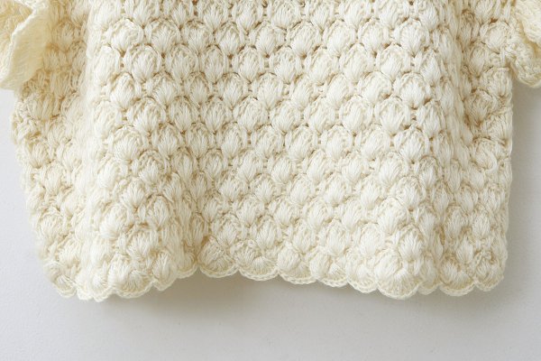 画像5: shop別注!! Hand Knit Hand Crochet Gilet (IV)