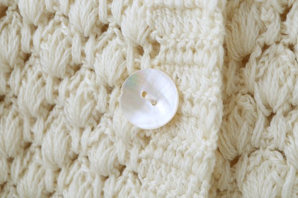 画像4: shop別注!! Hand Knit Hand Crochet Cadigan (IV)