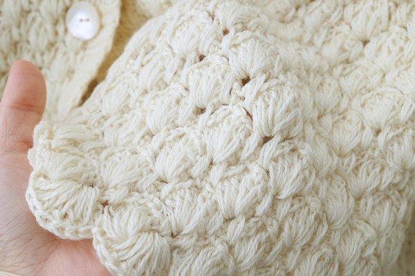 画像7: shop別注!! Hand Knit Hand Crochet Cadigan (IV)