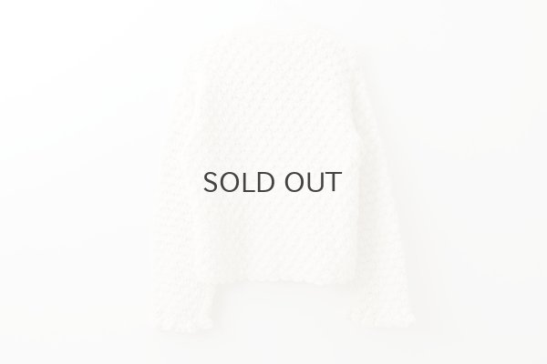 画像2: shop別注!! Hand Knit Hand Crochet Cadigan (IV)